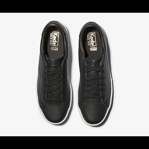 Keds Black Ace Leather Sneakers